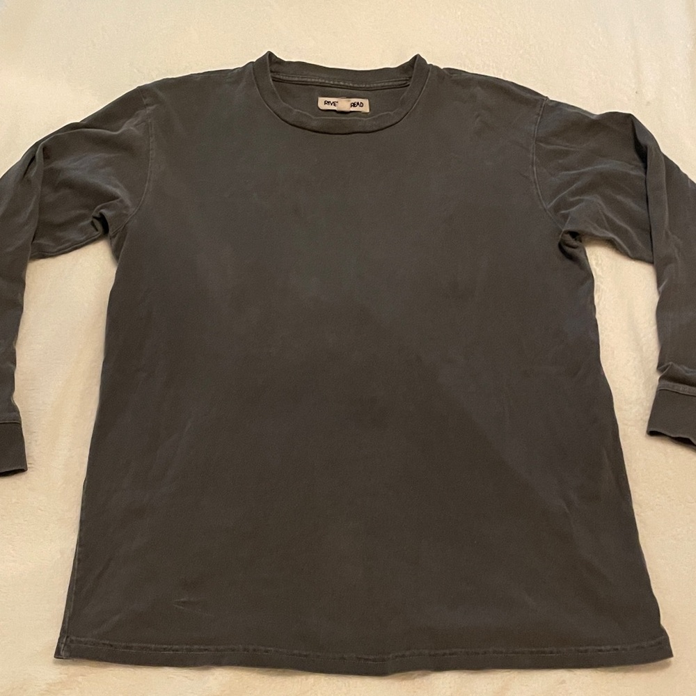 Rivet & Thread/Madewell Gray Long Sleeve Shirt